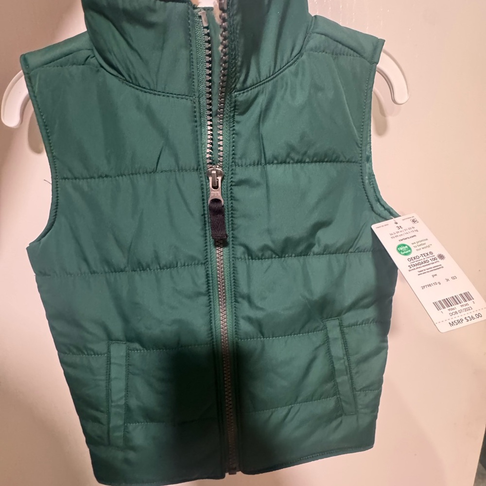 Carter's Teal Puffer Vest for Kids